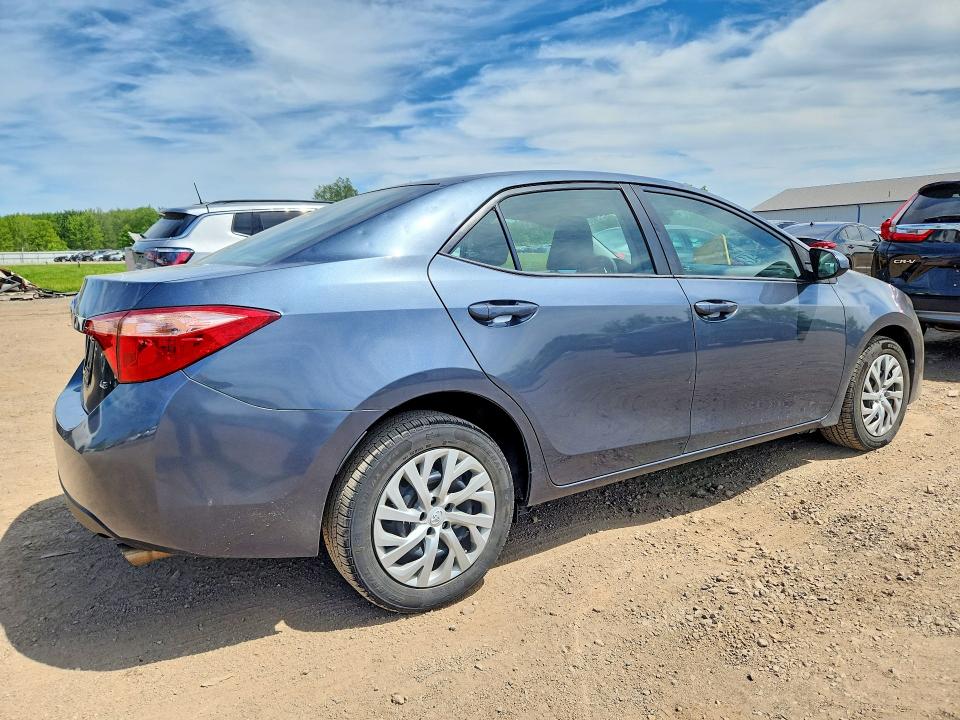 2018 Toyota Corolla VIN 2T1BURHE8JC000871 COPART salvage auction — HAIL, Oh - Cert Of Title-Salvage, sold $6,400 on 2026-07-02 (photo 3)