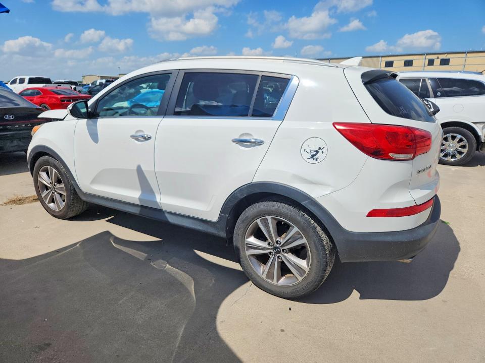 2014 Kia Sportage VIN KNDPC3A66E7604340 COPART salvage auction — NORMAL WEAR, Tx - Certificate Of Title, sold $2,400 on 2026-07-02 (photo 2)