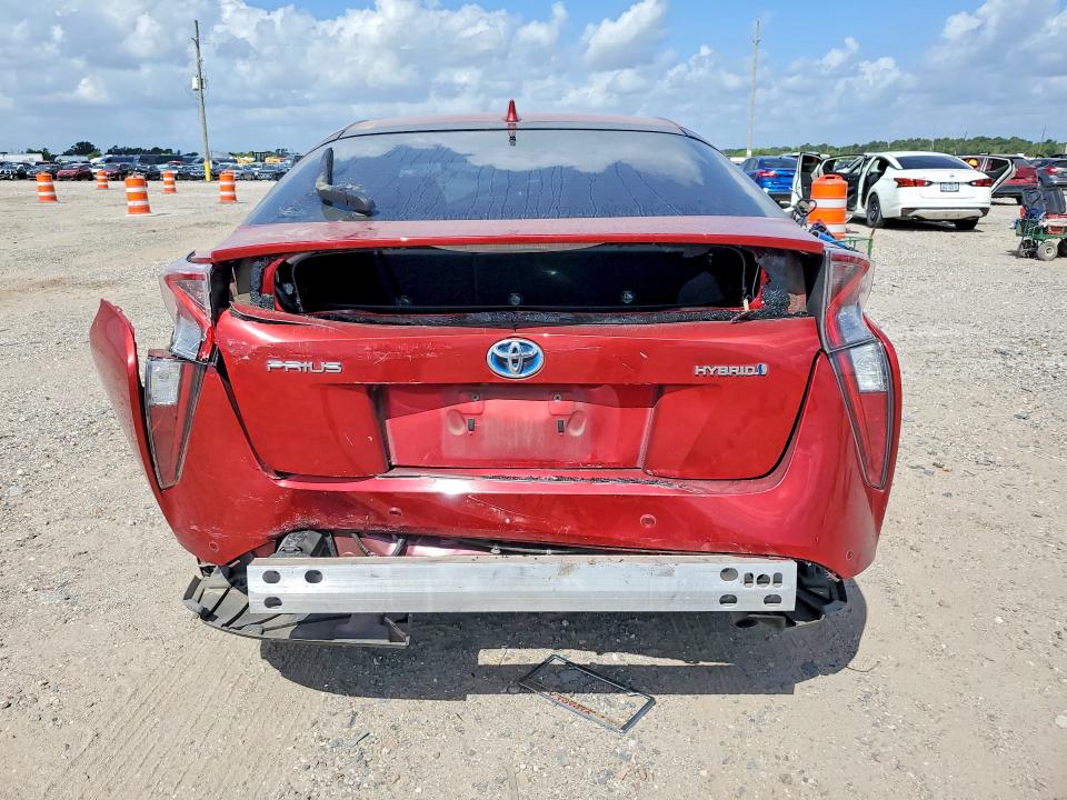 2017 Toyota Prius VIN JTDKARFU7H3537480 COPART salvage auction — FRONT END, TX - SALVAGE VEHICLE TITLE, sold $1,700 on 2026-07-27 (photo 6)