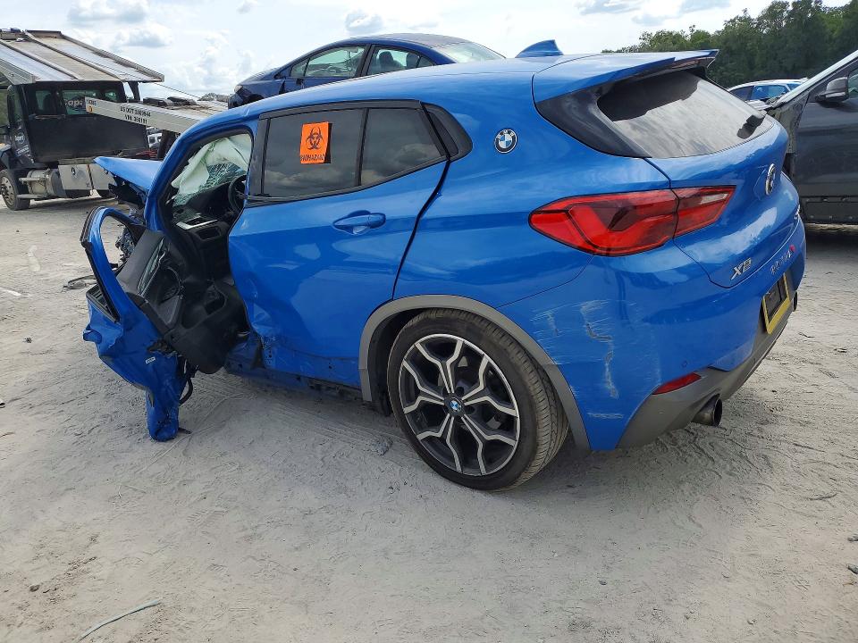 2018 BMW X2 VIN WBXYJ5C33JEF74704 COPART salvage auction — FRONT END, Fl - Cert Of Title Slvg Rebuildable, sold $750 on 2026-07-07 (photo 2)