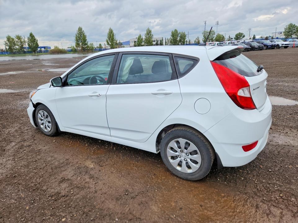 2016 Hyundai Accent VIN KMHCT5AE1GU292400 COPART salvage auction — FRONT END, AB - BOS - SALVAGE, sold $425 on 2026-07-28 (photo 2)