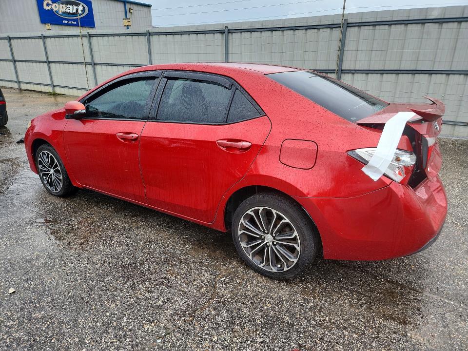 2015 Toyota Corolla VIN 5YFBURHE7FP244423 COPART salvage auction — REAR END, AL - CERT OF TITLE-SALVAGE TITLE, sold $2,450 on 2026-07-27 (photo 2)