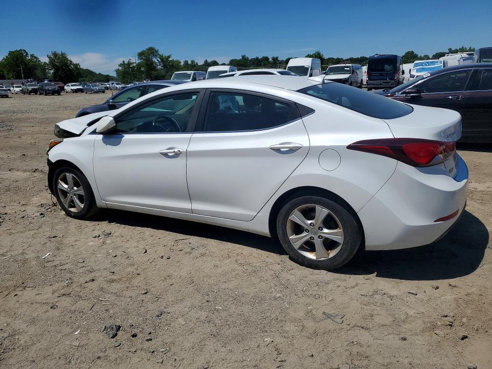 2016 Hyundai Elantra VIN 5NPDH4AE1GH674408 COPART salvage auction — FRONT END, Md - Cert Of Salvage > 75% Damage, sold $1,200 on 2026-07-02 (photo 2)