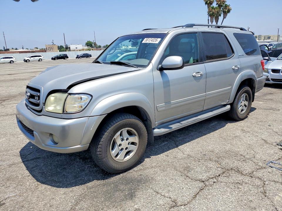 2002 Toyota Sequoia VIN 5TDZT38A72S079227 COPART salvage auction — FRONT END, CA - SALVAGE CERTIFICATE, sold $900 on 2026-07-31 (photo 1)