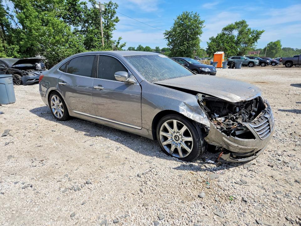 2011 Hyundai Equus VIN KMHGH4JF4BU029431 COPART salvage auction — FRONT END, Md - Cert Of Salvage < 75% Damage, sold $125 on 2026-07-21 (photo 4)