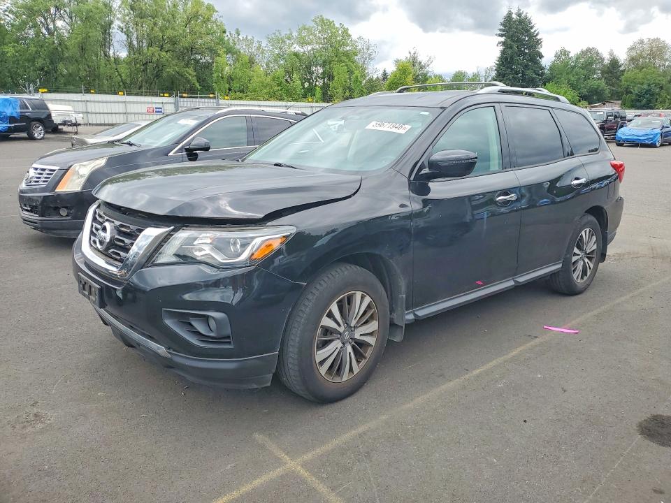 2017 Nissan Pathfinder VIN 5N1DR2MM1HC679363 COPART salvage auction — FRONT END, Or - Non Public Clean Title, sold $2,000 on 2026-07-12 (photo 1)