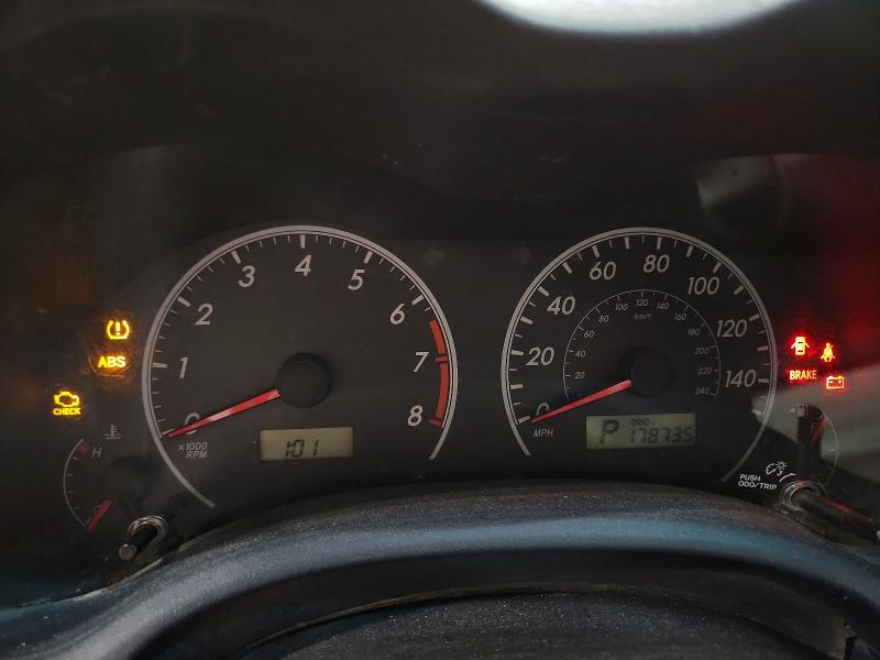 2009 Toyota Corolla VIN 1NXBU40E99Z042054 COPART salvage auction — MECHANICAL, Mn - Certificate Of Title, sold $1,500 on 2026-07-09 (photo 9)
