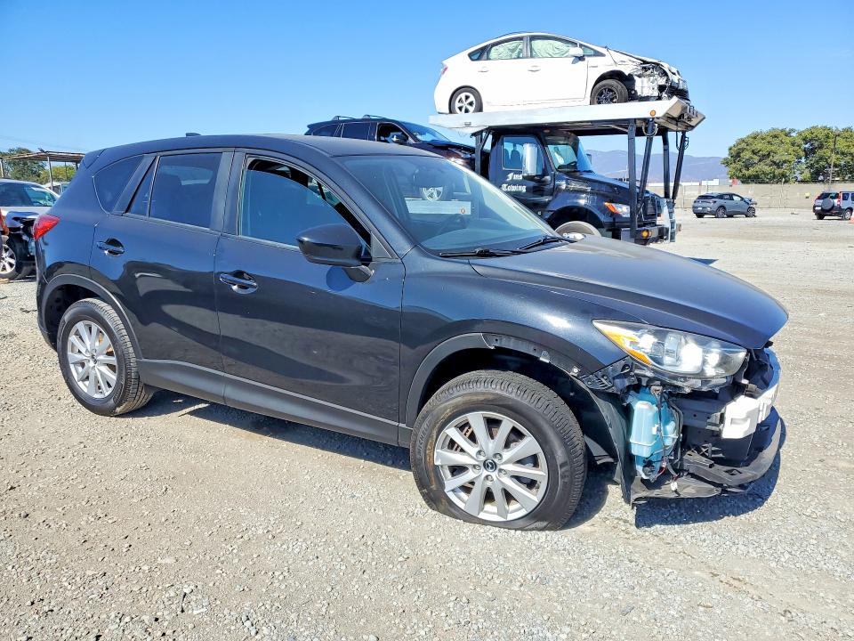 2013 Mazda Cx-5 VIN JM3KE2CE1D0102014 COPART salvage auction — FRONT END, Ca - Salvage Certificate, sold $2,600 on 2026-07-21 (photo 4)