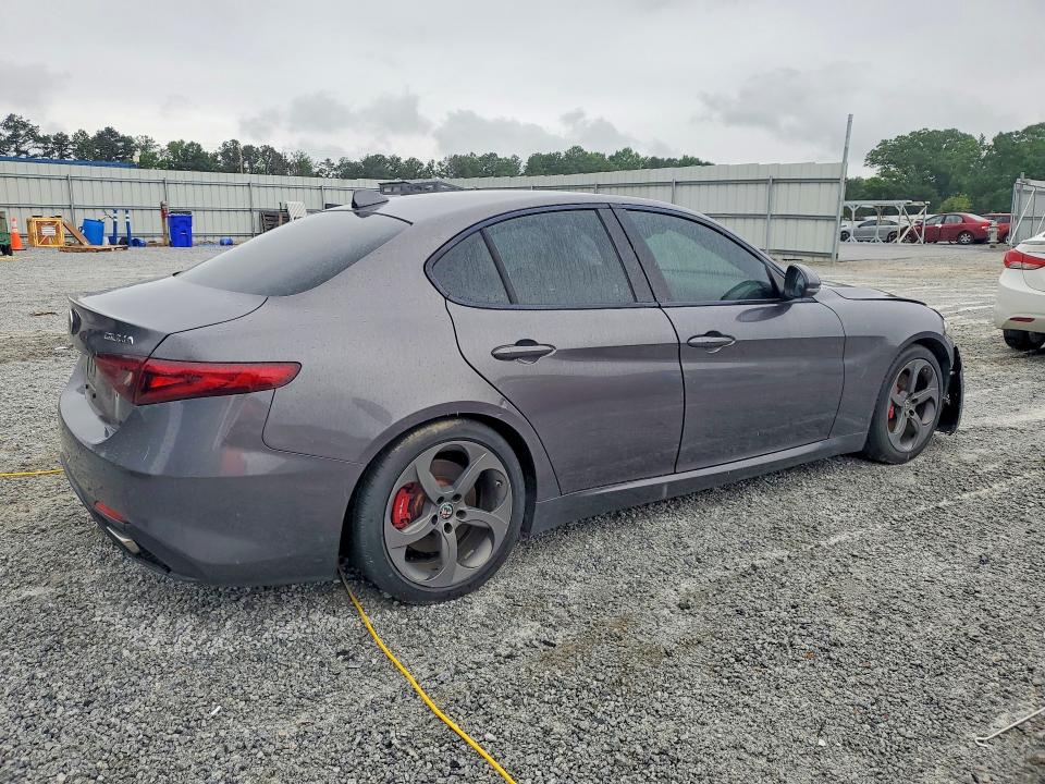 2018 Alfa romeo Giulia VIN ZARFAEBN8J7566273 COPART salvage auction — MECHANICAL, Ga - Certificate Of Title (P), sold $4,800 on 2026-07-08 (photo 3)