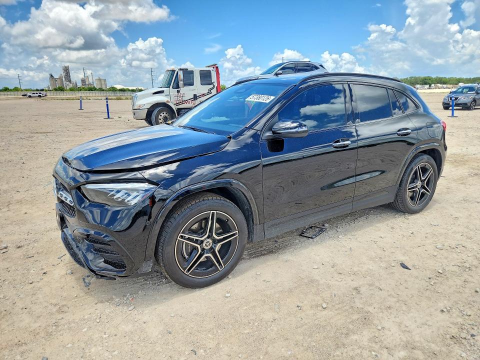2025 Mercedes-benz Gla-klasse VIN W1N4N4GBXSJ639588 COPART salvage auction — FRONT END, Tx - Salvage Vehicle Title, sold $200 on 2026-07-23 (photo 1)