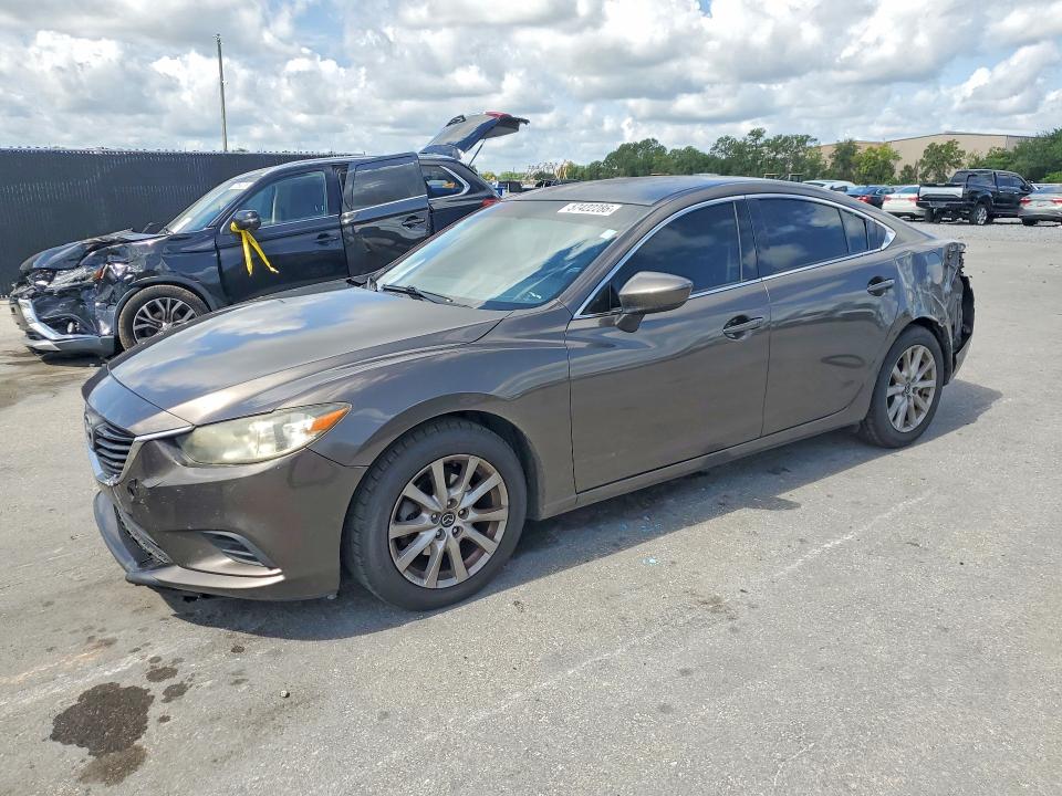 2016 Mazda 6 VIN JM1GJ1U52G1477220 COPART salvage auction — REAR END, Ga - Cert Of Title-Salvage, sold $1,250 on 2026-07-28 (photo 1)