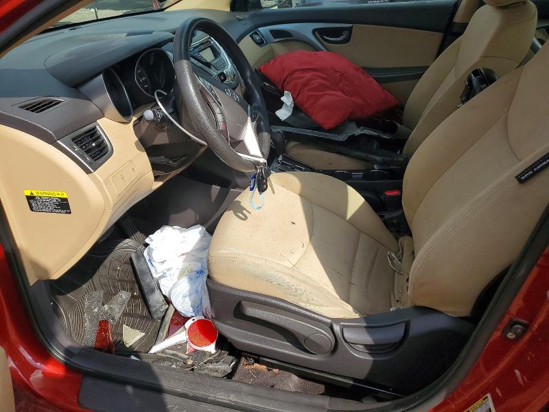 2011 Hyundai Elantra VIN KMHDH4AE6BU132652 COPART salvage auction — REAR END, Oh - Cert Of Title-Salvage, sold $300 on 2026-07-28 (photo 7)