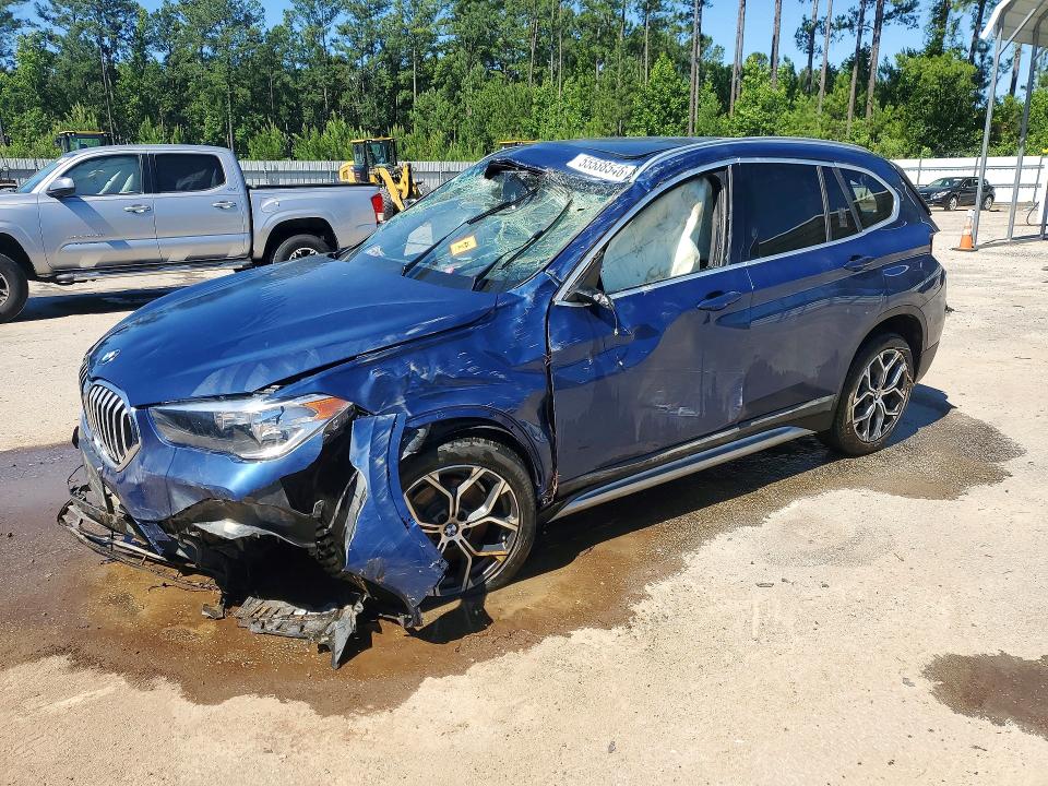 2021 BMW X1 VIN WBXJG9C05M5S54931 COPART salvage auction — ROLLOVER, Sc - Cert Of Title-Salvage, sold $1,650 on 2026-08-03 (photo 1)