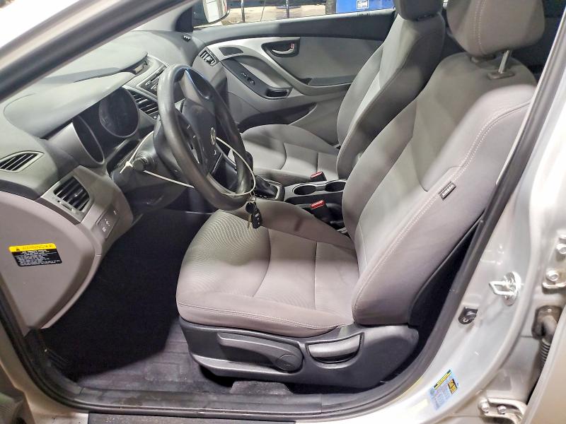 2016 Hyundai Elantra VIN KMHDH4AE2GU544137 COPART salvage auction — FRONT END, Pa - Certificate Of Salvage, sold $1,300 on 2026-07-10 (photo 7)