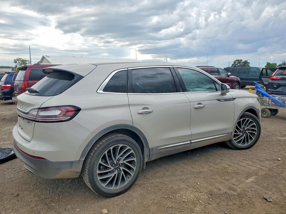 2019 Lincoln Nautilus VIN 2LMPJ8LP4KBL16375 COPART salvage auction — HAIL, IA - CERT OF TITLE-SALVAGE TITLE, sold $11,600 on 2026-07-31 (photo 3)