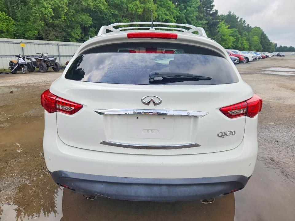 2015 Infiniti Qx70 VIN JN8CS1MU8FM380513 COPART salvage auction — FRONT END, La - Cert Of Title-Salvage, sold $150 on 2026-07-02 (photo 6)