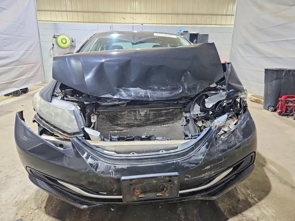 2013 Honda VIN 2HGFB2F87DH556029 COPART salvage auction — FRONT END, Ma - Cert Of Title-Reconstrctd Coll, sold $725 on 2026-07-02 (photo 5)