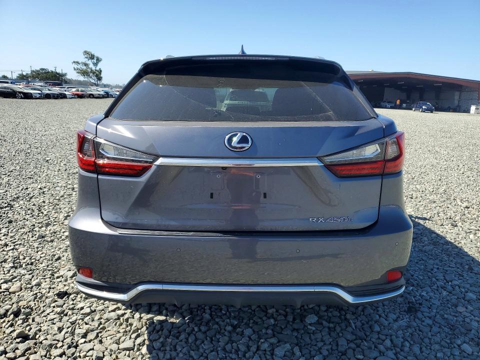 2021 Lexus Rx VIN 2T2HGMDA9MC069611 COPART salvage auction — FRONT END, Ca - Salvage Certificate, sold $15,700 on 2026-07-18 (photo 6)