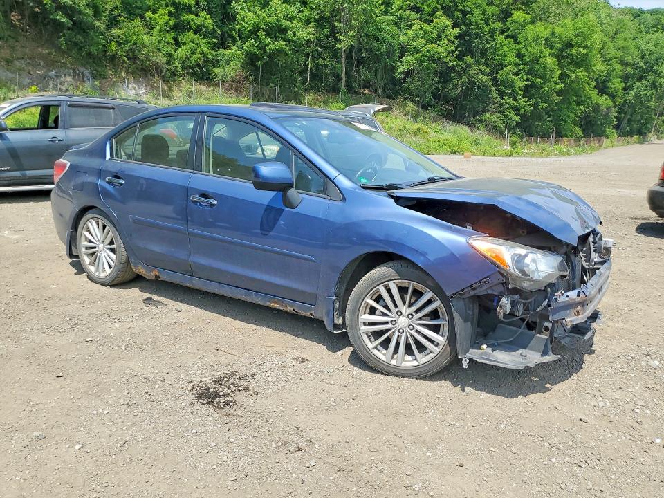 2012 Subaru Impreza VIN JF1GJAH63CH015744 COPART salvage auction — FRONT END, Ny - Mv-907A Salvage Certificate, sold $325 on 2026-07-14 (photo 4)