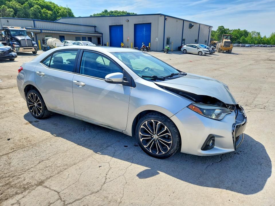 2014 Toyota Corolla VIN 2T1BURHE0EC009831 COPART salvage auction — FRONT END, Pa - Certificate Of Salvage, sold $3,600 on 2026-07-02 (photo 4)