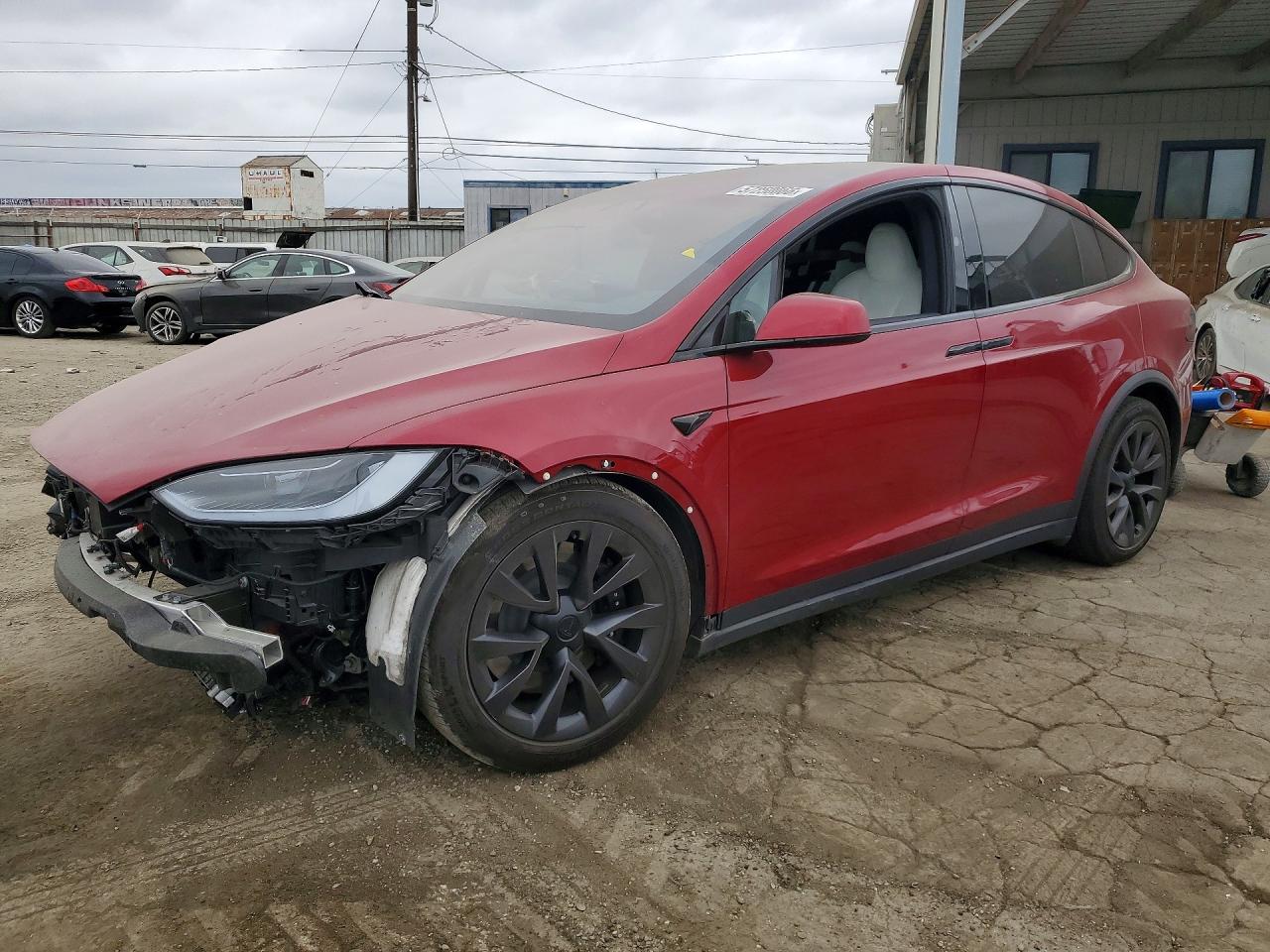 2024 Tesla Model X VIN 7SAXCDE50RF461024 — COPART salvage auction photo