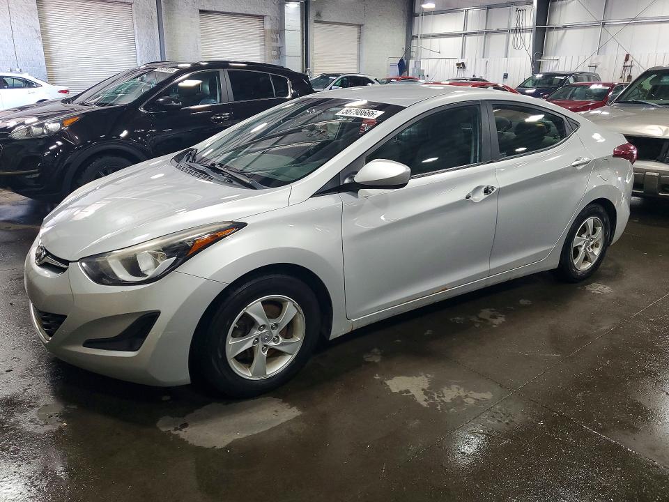 2014 Hyundai VIN KMHDH4AE9EU087047 COPART salvage auction — VANDALISM, Mn - Cert Of Title-Prior Salvage, sold $375 on 2026-07-21 (photo 1)
