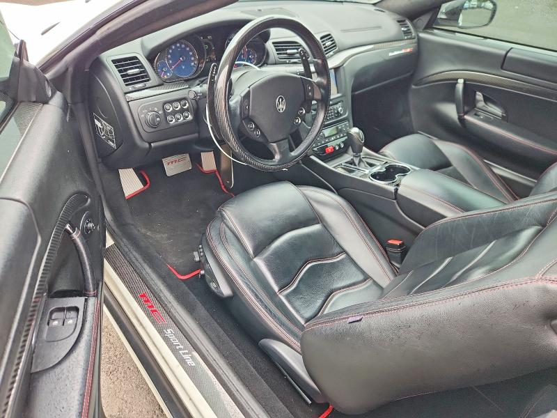 2012 Maserati Granturismo VIN ZAM45MLA9C0065184 COPART salvage auction — VANDALISM, OR - SALVAGE TITLE CERTIFICATE, sold $21,100 on 2026-08-26 (photo 8)
