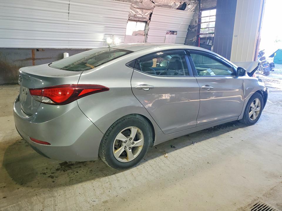 2015 Hyundai Elantra VIN KMHDH4AEXFU248975 COPART salvage auction — FRONT END, Ny - Mv-907A Salvage Certificate, sold $975 on 2026-07-15 (photo 3)