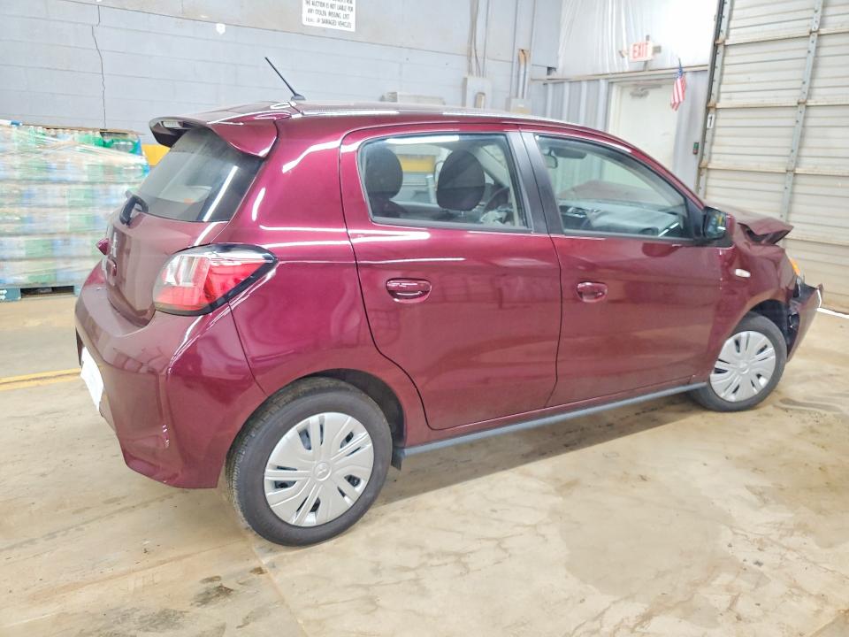 2024 Mitsubishi Mirage VIN ML32AUHJ9RH020985 COPART salvage auction — FRONT END, Fl - Dlr Only Salvage/Rebuildable, sold $1,900 on 2026-07-15 (photo 3)
