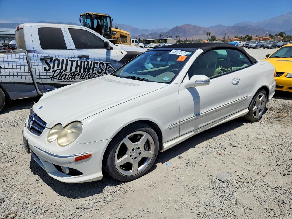 2006 Mercedes-benz Clk-class VIN WDBTK75G16T056816 COPART salvage auction — SIDE, Ca - Dis/Dlr/Exp App For Dup Clean, sold $425 on 2026-07-29 (photo 1)