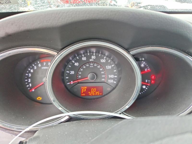 2012 Kia VIN 5XYKTCA60CG288248 COPART salvage auction — FRONT END, Pa - Certificate Of Salvage, sold $850 on 2026-07-10 (photo 9)