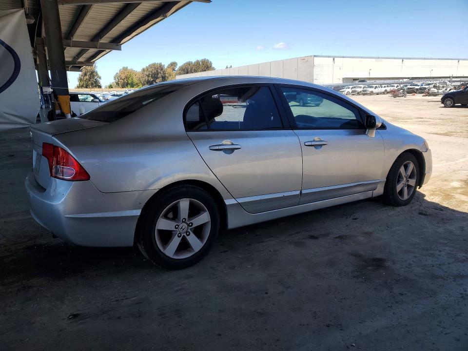 2006 Honda Civic VIN JHMFA16886S005498 COPART salvage auction — REAR END, Ca - Salvage Certificate, sold $1,550 on 2026-07-07 (photo 3)
