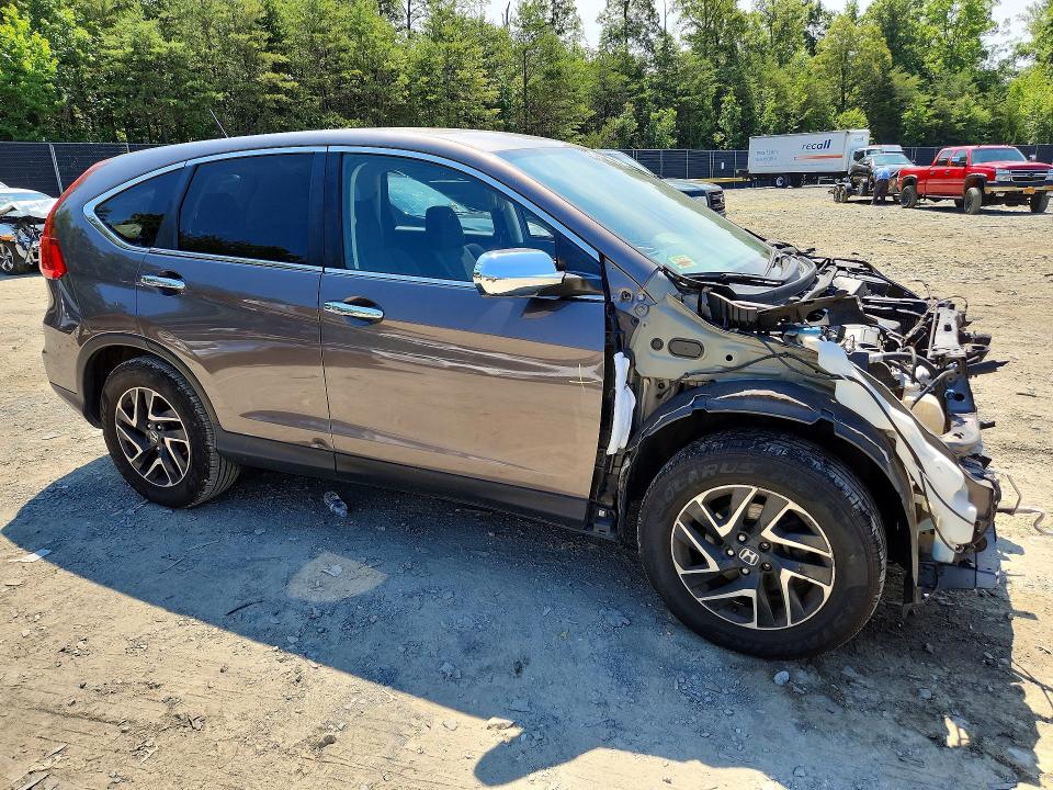 2016 Honda VIN 2HKRM4H45GH661921 COPART salvage auction — FRONT END, Md - Cert Of Salvage > 75% Damage, sold $3,200 on 2026-07-02 (photo 4)