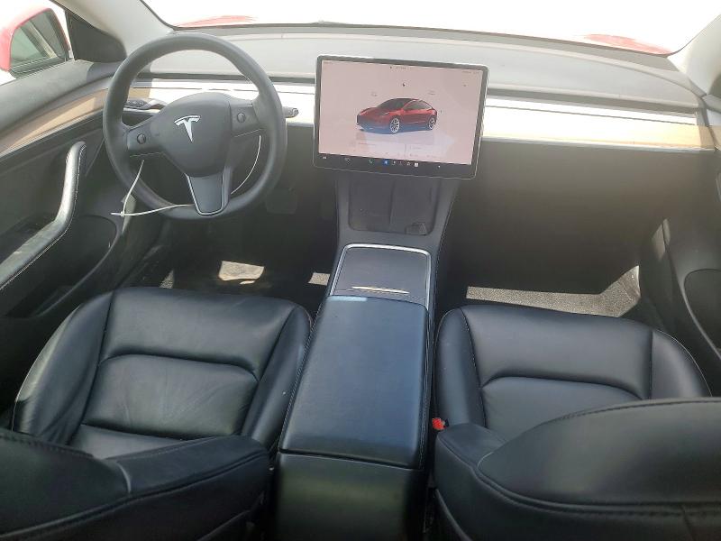 2022 Tesla Model 3 VIN 5YJ3E1EB0NF185576 COPART salvage auction — HAIL, Ia - Cert Of Title-Salvage Title, sold $11,400 on 2026-07-24 (photo 8)