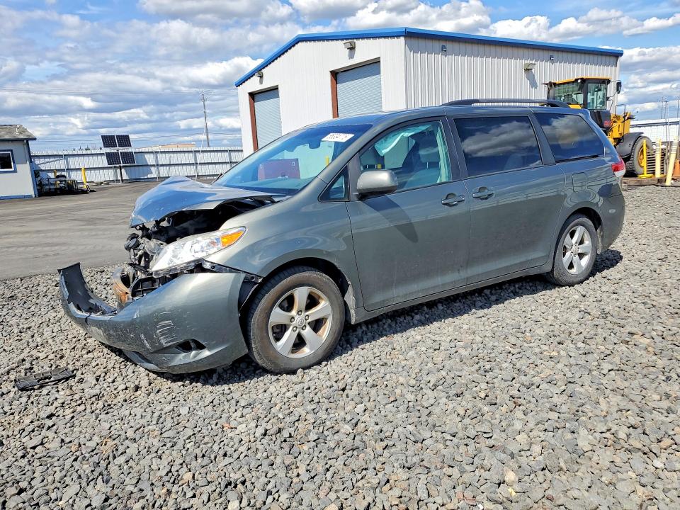 2012 Toyota VIN 5TDKK3DC0CS205599 COPART salvage auction — FRONT END, Wa - Bill Of Sale, sold $725 on 2026-07-08 (photo 1)