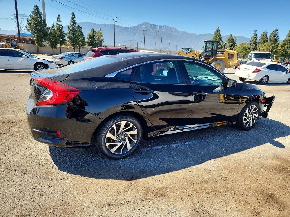 2018 Honda Civic VIN 2HGFC2F76JH508182 COPART salvage auction — FRONT END, Ca - Salvage Certificate, sold $5,200 on 2026-07-02 (photo 3)
