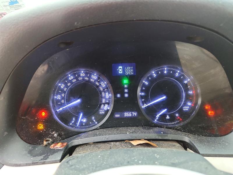 2014 Lexus Is VIN JTHFF2C26E2531344 COPART salvage auction — WATER/FLOOD, La - Cert Of Title-Salvage Flood, sold $175 on 2026-07-23 (photo 9)