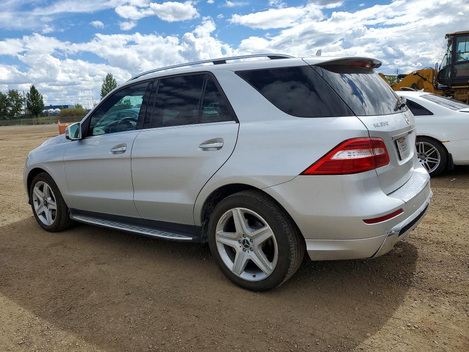 2015 Mercedes-benz M-klasse VIN 4JGDA2EB9FA527795 COPART salvage auction — REAR END, AB - BOS - SALVAGE, sold $9,300 on 2026-07-07 (photo 2)