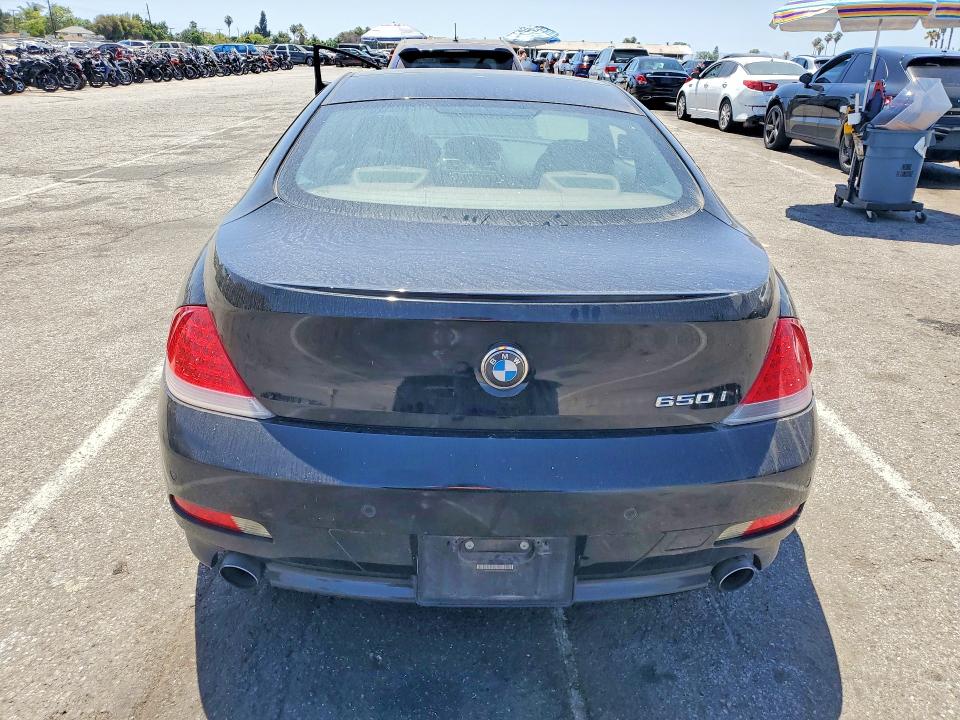 2006 BMW 6 series VIN WBAEH13416CR50861 COPART salvage auction — SIDE, Ca - Dis/Dlr/Exp Only Clean Title, sold $1,650 on 2026-07-31 (photo 6)