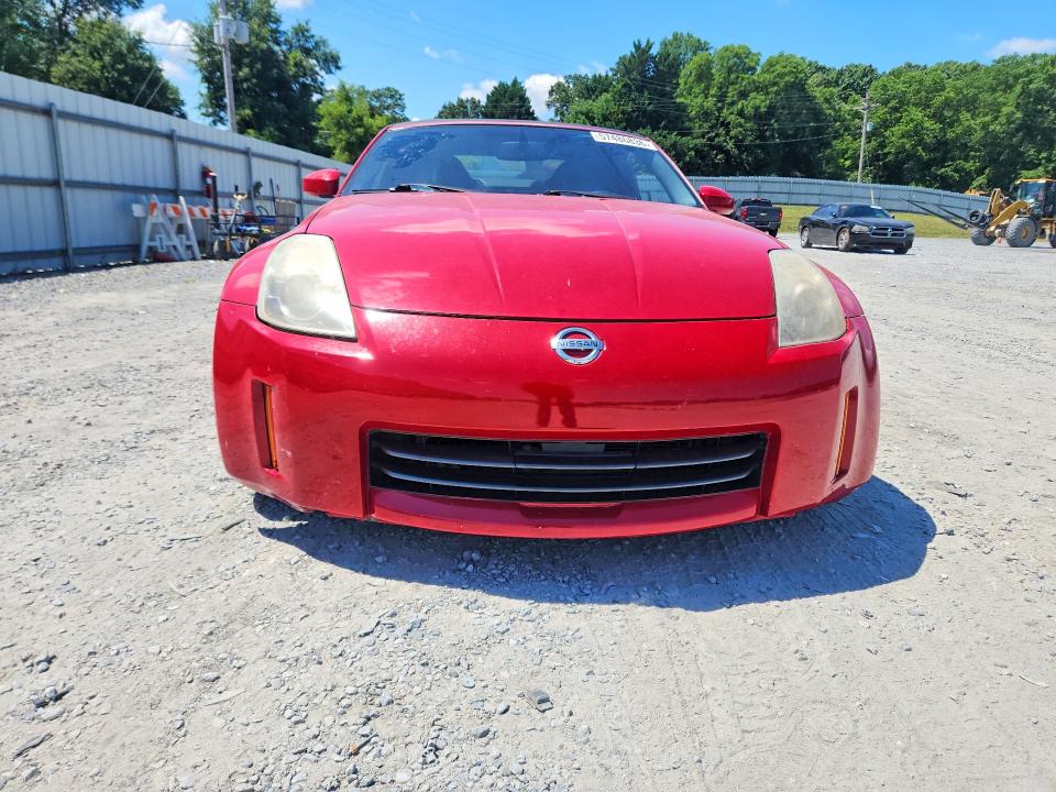 2006 Nissan 350z VIN JN1AZ36A66M453670 COPART salvage auction — SIDE, Nc - Salvage Certificate Of Title, sold $925 on 2026-07-22 (photo 5)