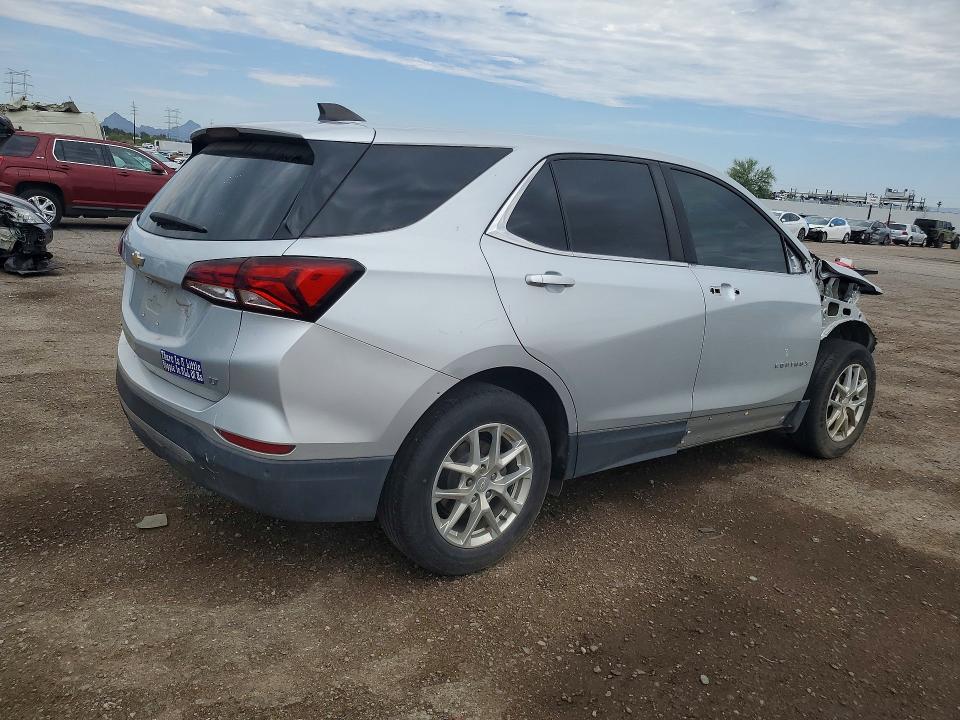2022 Chevrolet Equinox VIN 3GNAXKEV2NL106872 COPART salvage auction — FRONT END, Az - Certificate Of Title, sold $3,350 on 2026-07-10 (photo 3)