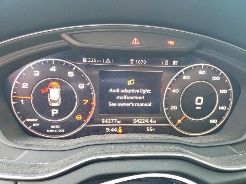 2019 Audi Q5 VIN WA1BNAFY5K2124389 COPART salvage auction — FRONT END, Wa - Bill Of Sale, sold $8,500 on 2026-07-20 (photo 9)