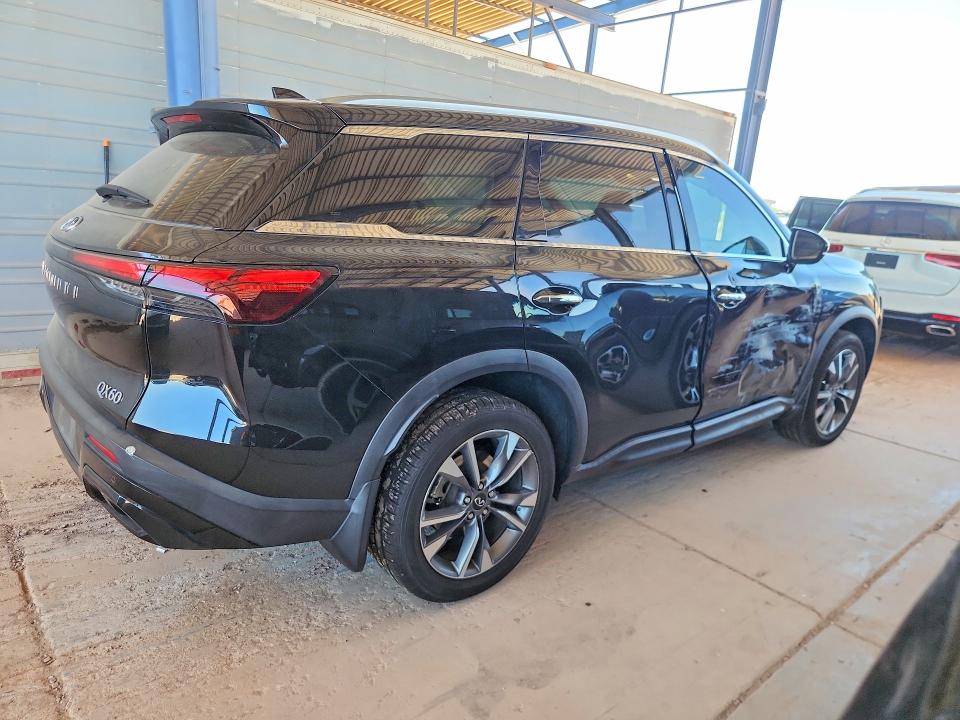 2024 Infiniti Qx60 VIN 5N1DL1FR1RC342231 COPART salvage auction — SIDE, Az - Cert Of Title - Salvage, sold $400 on 2026-07-23 (photo 3)
