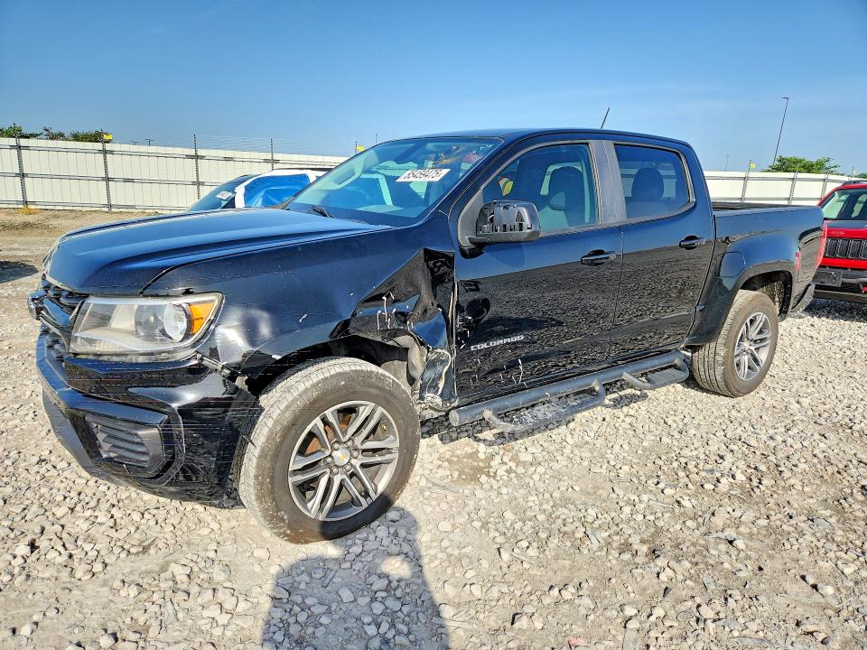2022 Chevrolet Colorado VIN 1GCGSBEN3N1105920 COPART salvage auction — FRONT END, Nc - Certificate Of Title (P), sold $9,100 on 2026-07-29 (photo 1)