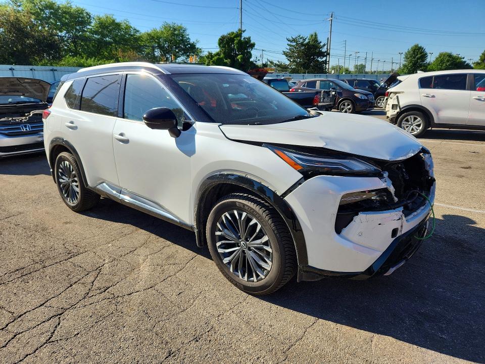 2024 Nissan Rogue VIN JN8BT3DD7RW252759 COPART salvage auction — FRONT END, Oh - Cert Of Title-Salvage, sold $8,400 on 2026-07-15 (photo 4)