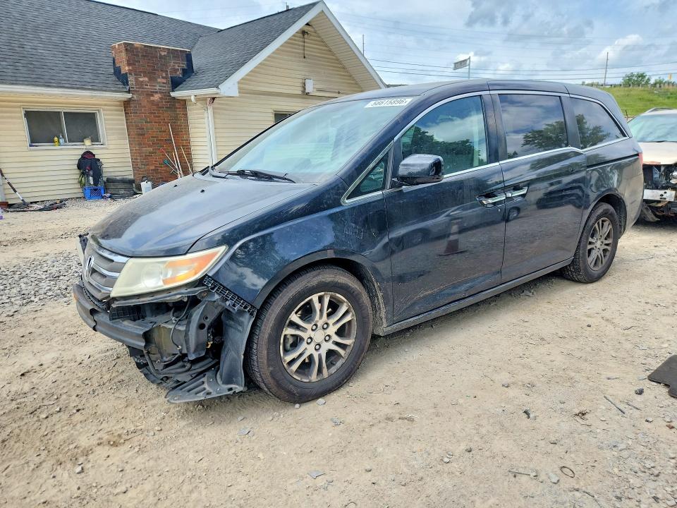 2013 Honda Odyssey VIN 5FNRL5H46DB090975 COPART salvage auction — FRONT END, Oh - Cert Of Title-Salvage, sold $90 on 2026-07-29 (photo 1)