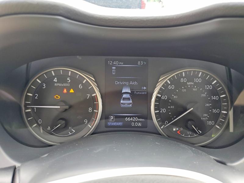 2019 Infiniti Q50 VIN JN1EV7AR2KM590200 COPART salvage auction — WATER/FLOOD, Pa - Certificate Of Salvage, sold $4,250 on 2026-07-02 (photo 9)