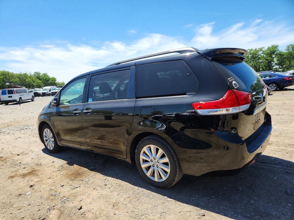 2014 Toyota VIN 5TDDK3DC6ES072696 COPART salvage auction — WATER/FLOOD, Md - Certificate Of Title, sold $2,400 on 2026-07-02 (photo 2)