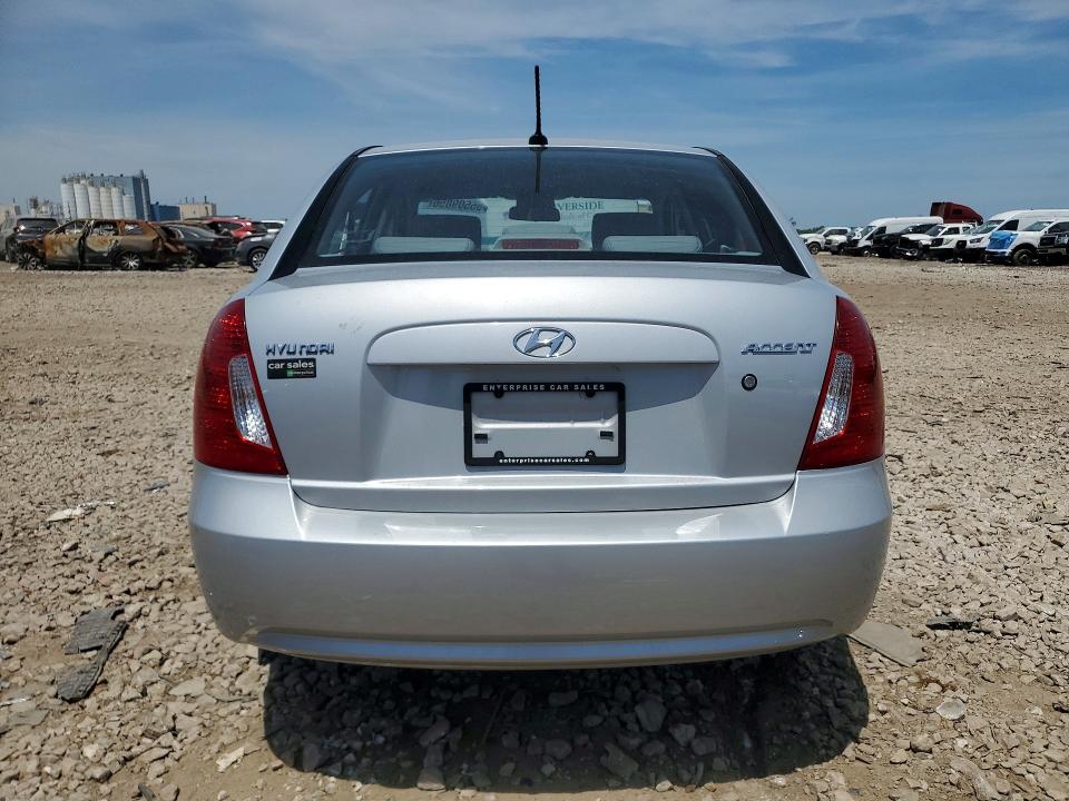 2011 Hyundai Accent VIN KMHCN4AC9BU597414 COPART salvage auction — FRONT END, Il - Salvage Certificate, sold $800 on 2026-07-10 (photo 6)