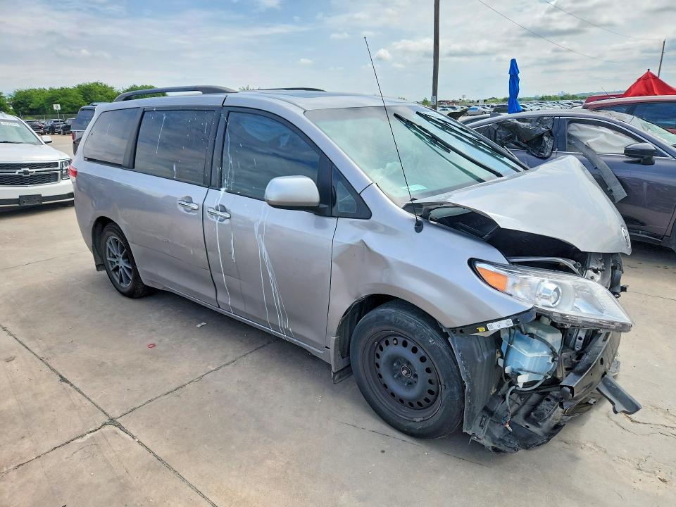 2013 Toyota VIN 5TDYK3DC9DS315479 COPART salvage auction — FRONT END, Tx - Salvage Vehicle Title, sold $1,000 on 2026-07-30 (photo 4)